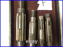 MACHINIST TOOL LATHE MILL Machinist Lot Adjustable Expanding Reamers LtF StgCst
