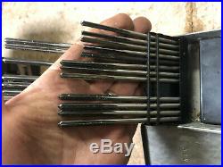 MACHINIST TOOL LATHE MILL Machinist Reamer Index with Reamers B BkCs