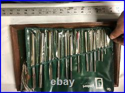MACHINIST TOOL LATHE MILL Machinist Set of Reamers in Case RndCb