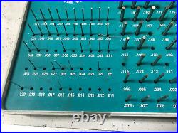 MACHINIST TOOL LATHE MILL Meyer Pin Gage Gauge Set in Case AcStnd