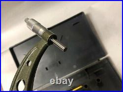 MACHINIST TOOL LATHE MILL Mitutoyo Carbide Tip Micrometer 6 OfCe FrBk