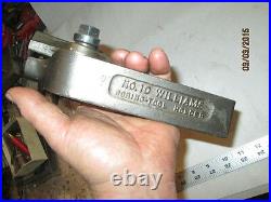 MACHINIST TOOL LATHE MILL NICE CLEAN Williams # 10 Boring Tool Holder for Lathe