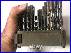 MACHINIST TOOL LATHE MILL Old Advertising Morse Drill Index Folding Triangle