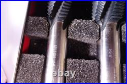 MACHINIST TOOL LATHE MILL Set Very Sharp Roughing End Mills Union Twist Drill
