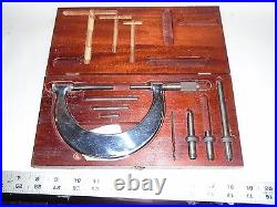 MACHINIST TOOL LATHE MILL Tumico Micrometer Set in Case