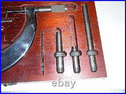 MACHINIST TOOL LATHE MILL Tumico Micrometer Set in Case