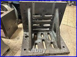 MACHINIST TOOL LATHE Machinist Very Large Heavy Angle Plate Fixture Set Up