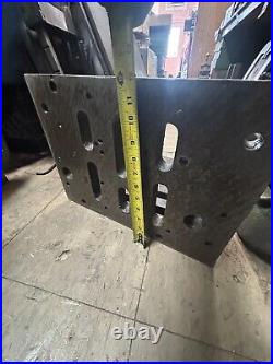MACHINIST TOOL LATHE Machinist Very Large Heavy Angle Plate Fixture Set Up