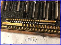 MACHINIST TOOL LATHE Mill Machinist Dumont Broach Set Some Wax Coated SHARP