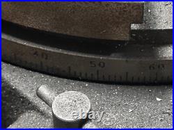 MACHINIST TOOL LATHE Vertex Horizontal Verticle 12 Rotary Table Fixture