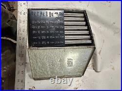 MACHINIST ToOk TOOL LATHE MILL Machinist Drill Index with Ping Gages Drill Blank