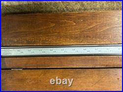 MACHINIST TpBCb TOOL LATHE MILL Starrett No 123 26 Vernier Caliper Gage in Case