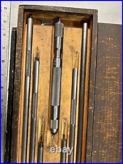 MACHINIST TpCb LATHE MILL Brown Sharpe Interchangeable Anvil Inside Micrometer