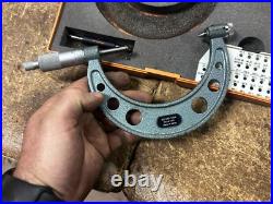 MACHINIST TpCb LATHE MILL Machinist Mitutoyo 4 Thread Micrometer 126 140