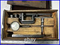 MACHINIST TpCb LATHE MILL Machinist Starrett Indicator Gage Set in Case