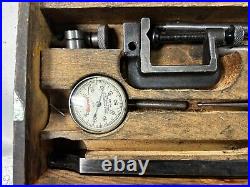 MACHINIST TpCb LATHE MILL Machinist Starrett Indicator Gage Set in Case