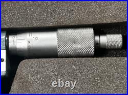 MACHINIST TpCb LATHE MILL Mitutoyo 3 Digit Micrometer Gage in Case