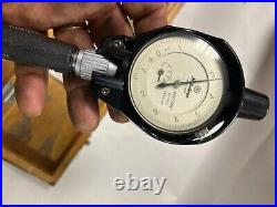 MACHINIST TpCb TOOLS LATHE MILL Mitutoyo 511-104 Dial Bore Gage in Case