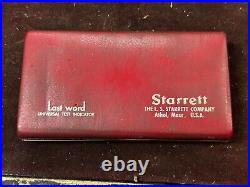 MACHINIST TpCb TOOLS LATHE MILL Starrett Last Word Dial Indicator Gage