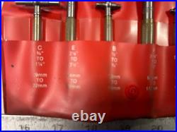 MACHINIST TpCb TOOLS LATHE MILL Starrett S579H Set Telescoping Inside Bore Gages