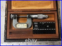 MACHINIST TpCb TOOLS LATHe MILL Brown & Sharpe 210 1 Thread Micrometer Anvil MACHINIST TpCb TOOLS LATHe MILL Brown & Sharpe 210 1 Thread Micrometer Anvil