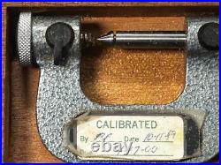 MACHINIST TpCb TOOLS LATHe MILL Brown & Sharpe 210 1 Thread Micrometer Anvil MACHINIST TpCb TOOLS LATHe MILL Brown & Sharpe 210 1 Thread Micrometer Anvil