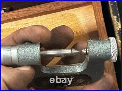 MACHINIST TpCb TOOLS LATHe MILL Brown & Sharpe 210 1 Thread Micrometer Anvil MACHINIST TpCb TOOLS LATHe MILL Brown & Sharpe 210 1 Thread Micrometer Anvil