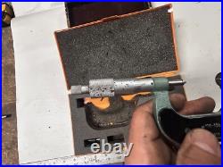 MACHINIST TpCb TOOLS LATHe MILL Mitutoyo 126 138 Thread Micrometer Anvil MACHINIST TpCb TOOLS LATHe MILL Mitutoyo 126 138 Thread Micrometer Anvil