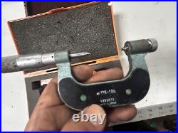 MACHINIST TpCb TOOLS LATHe MILL Mitutoyo 126 138 Thread Micrometer Anvil MACHINIST TpCb TOOLS LATHe MILL Mitutoyo 126 138 Thread Micrometer Anvil
