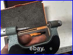 MACHINIST TpCb TOOLS LATHe MILL Mitutoyo 126 138 Thread Micrometer Anvil MACHINIST TpCb TOOLS LATHe MILL Mitutoyo 126 138 Thread Micrometer Anvil