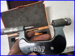 MACHINIST TpCb TOOLS LATHe MILL Mitutoyo 126 138 Thread Micrometer Anvil MACHINIST TpCb TOOLS LATHe MILL Mitutoyo 126 138 Thread Micrometer Anvil