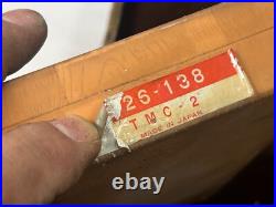 MACHINIST TpCb TOOLS LATHe MILL Mitutoyo 126 138 Thread Micrometer Anvil MACHINIST TpCb TOOLS LATHe MILL Mitutoyo 126 138 Thread Micrometer Anvil