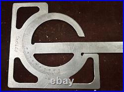 MACHINIST TpCb TOOL LATHE MILL Draftman Starrett No 362 Protractor Gage MACHINIST TpCb TOOL LATHE MILL Draftman Starrett No 362 Protractor Gage