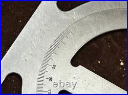 MACHINIST TpCb TOOL LATHE MILL Draftman Starrett No 362 Protractor Gage MACHINIST TpCb TOOL LATHE MILL Draftman Starrett No 362 Protractor Gage