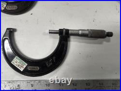 MACHINIST TpCb TOOL LATHE MILL Lot Starrett 0 3 Carbide Tip Face Micrometers MACHINIST TpCb TOOL LATHE MILL Lot Starrett 0 3 Carbide Tip Face Micrometers