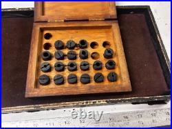 MACHINIST TpCb TOOL LATHE MILL Machinist Collets Bushings in Wood Case MACHINIST TpCb TOOL LATHE MILL Machinist Collets Bushings in Wood Case