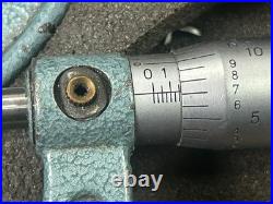 MACHINIST TpCb TOOL LATHE MILL Machinist Mitutoyo 1 3 Micrometer Set in Case