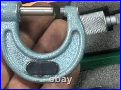 MACHINIST TpCb TOOL LATHE MILL Machinist Mitutoyo 1 3 Micrometer Set in Case