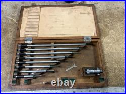 MACHINIST TpCb TOOL LATHE MILL Mitutoyo Inside Micrometer Set in Case