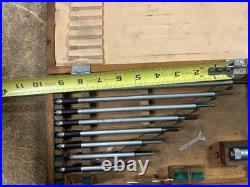 MACHINIST TpCb TOOL LATHE MILL Mitutoyo Inside Micrometer Set in Case