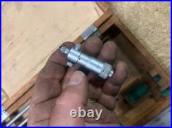 MACHINIST TpCb TOOL LATHE MILL Mitutoyo Inside Micrometer Set in Case
