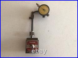 MACHINIST Tp TOOL LATHE MILL Starrett No 657 Magnetic Indicator Gage Base Holder