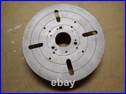 METAL LATHE FACEPLATE With D1-4 MOUNT MACHINIST TOOLING