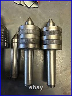 MT 3 Morse Taper Live & Dead Center Lot Machinist Tool Metal Lathe