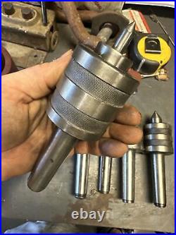 MT 3 Morse Taper Live & Dead Center Lot Machinist Tool Metal Lathe