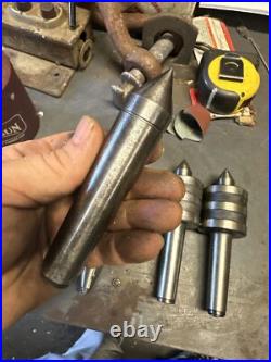 MT 3 Morse Taper Live & Dead Center Lot Machinist Tool Metal Lathe