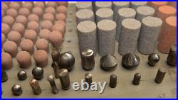 Machine shop carbide grinding burrs & stone lathe mill rotary tool machinist lot