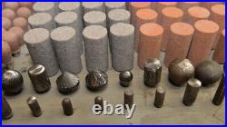 Machine shop carbide grinding burrs & stone lathe mill rotary tool machinist lot