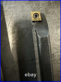 Machinist Lathe Boring Bar Toolholders 1-1/8 & 1-3/8 Shanks Lot Of 4 WithInserts