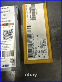 Machinist Lathe Boring Bar Toolholders 1-1/8 & 1-3/8 Shanks Lot Of 4 WithInserts